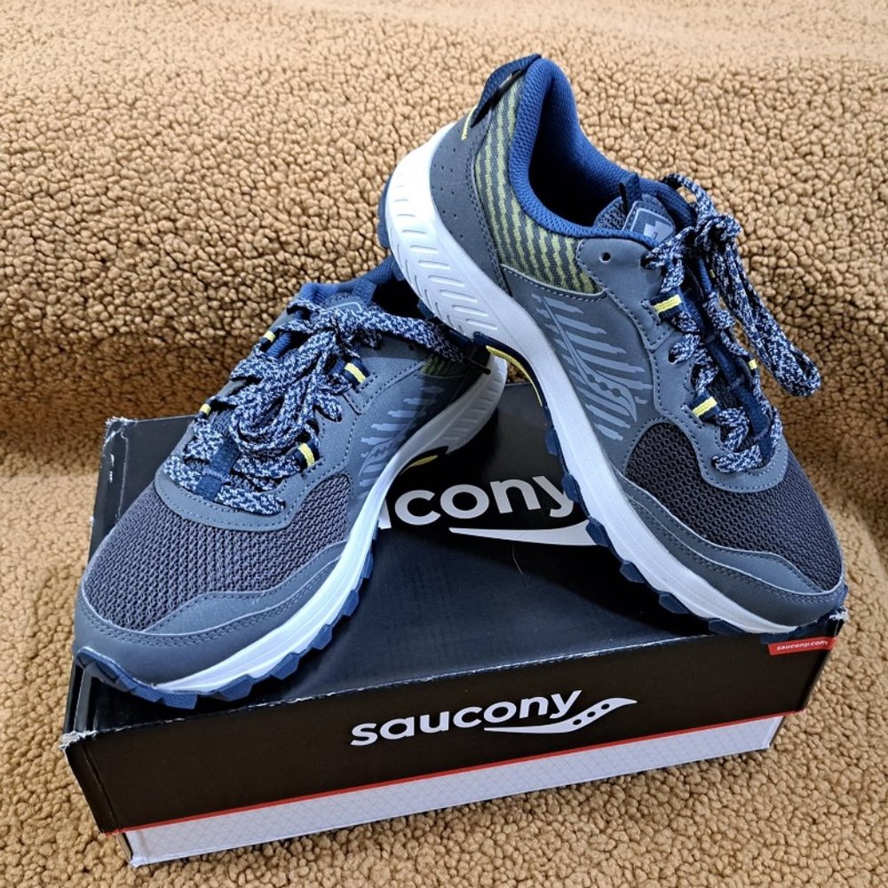 Saucony Womens Excursion Tr15 Trail Running Shoe sz 9/8.5  Dark Grey New NIB